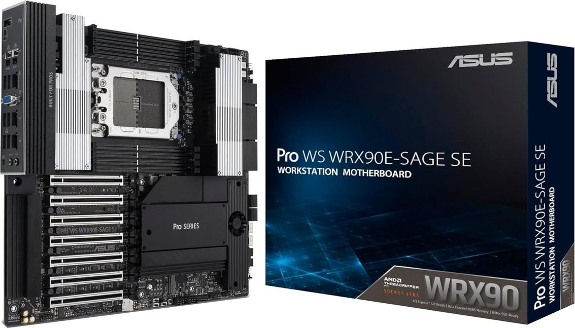 Carte mère ASUS Pro WS WRX90E-SAGE SE : la plateforme certifiée pour les workstations audio Threadripper PRO