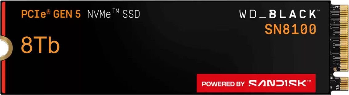 Western Digital Black SN8100 : NVMe PCIe Gen 5, au-delà de 14,8 Go/s en lecture séquentielle