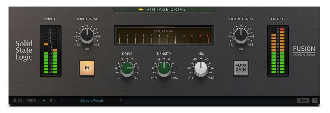 SSL Fusion Vintage Drive : la saturation de bus, à doser en fractions de dB
