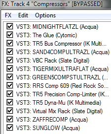 Les plugins de MASTER : le catalogue